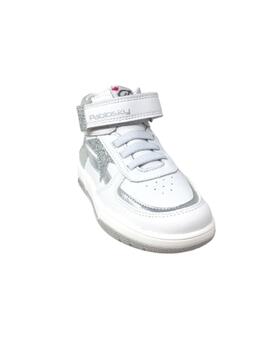 SNEAKERS PABLOSKY BLANCO Y PLATA