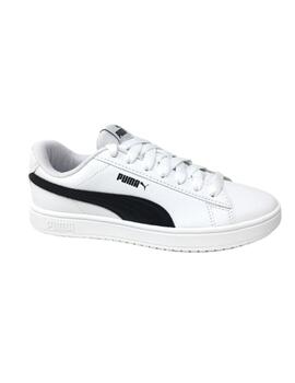 DEPORTIVO PUMA BLANCO DETALLE NEGRO