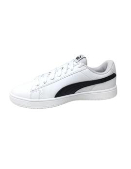 DEPORTIVO PUMA BLANCO DETALLE NEGRO