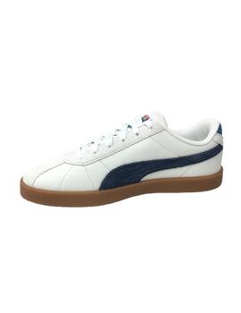 DEPORTIVO PUMA BEIG DETALLE AZUL