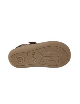 ZAPATO PIEL MARRON GORILA