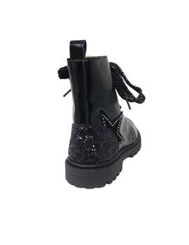 BOTA CHAROL ARRUGADO NEGRO ESTRELLA ANDANINES