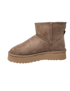 BOTA AUSTRALIANA PLATAFORMA TAUPE