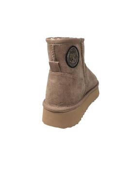 BOTA AUSTRALIANA PLATAFORMA TAUPE