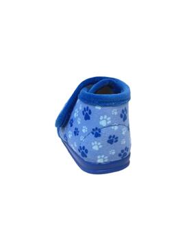 ZAPATILLA DE CASA AZUL PERRITO