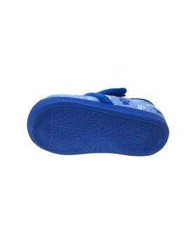 ZAPATILLA DE CASA AZUL PERRITO