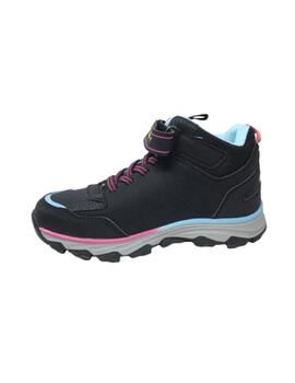 BOTIN NEGRO Y FUXIA WATER RESISTANT