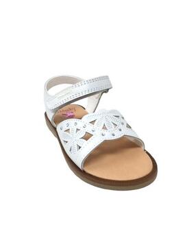 SANDALIA PABLOSKY BLANCA DETALLE BRILLO
