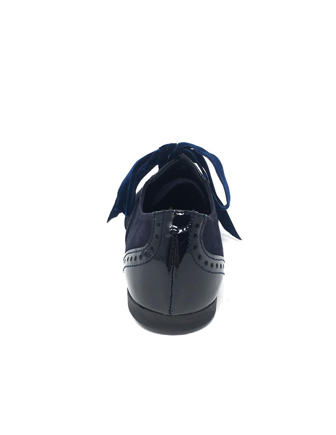 BLUCHER CHAROL Y ANTE AZUL