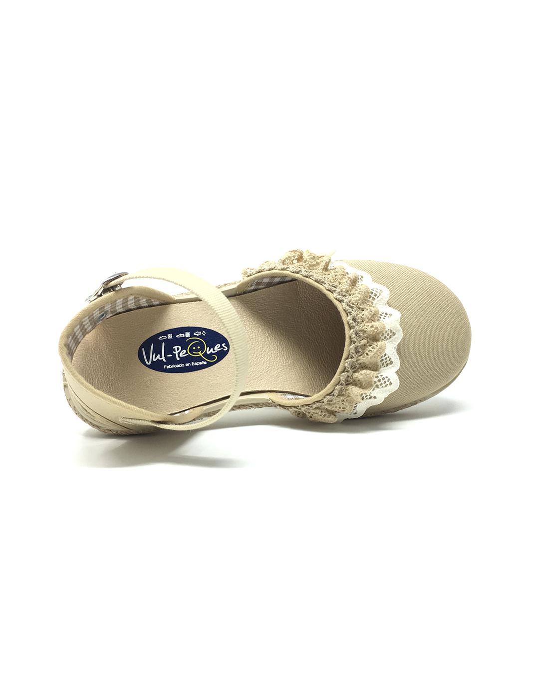 ALPARGATA CAMEL PUNTILLA