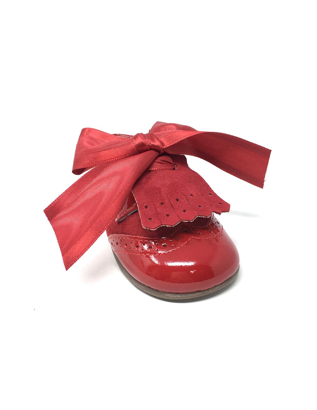 BLUCHER ROJO CHAROL Y ANTE