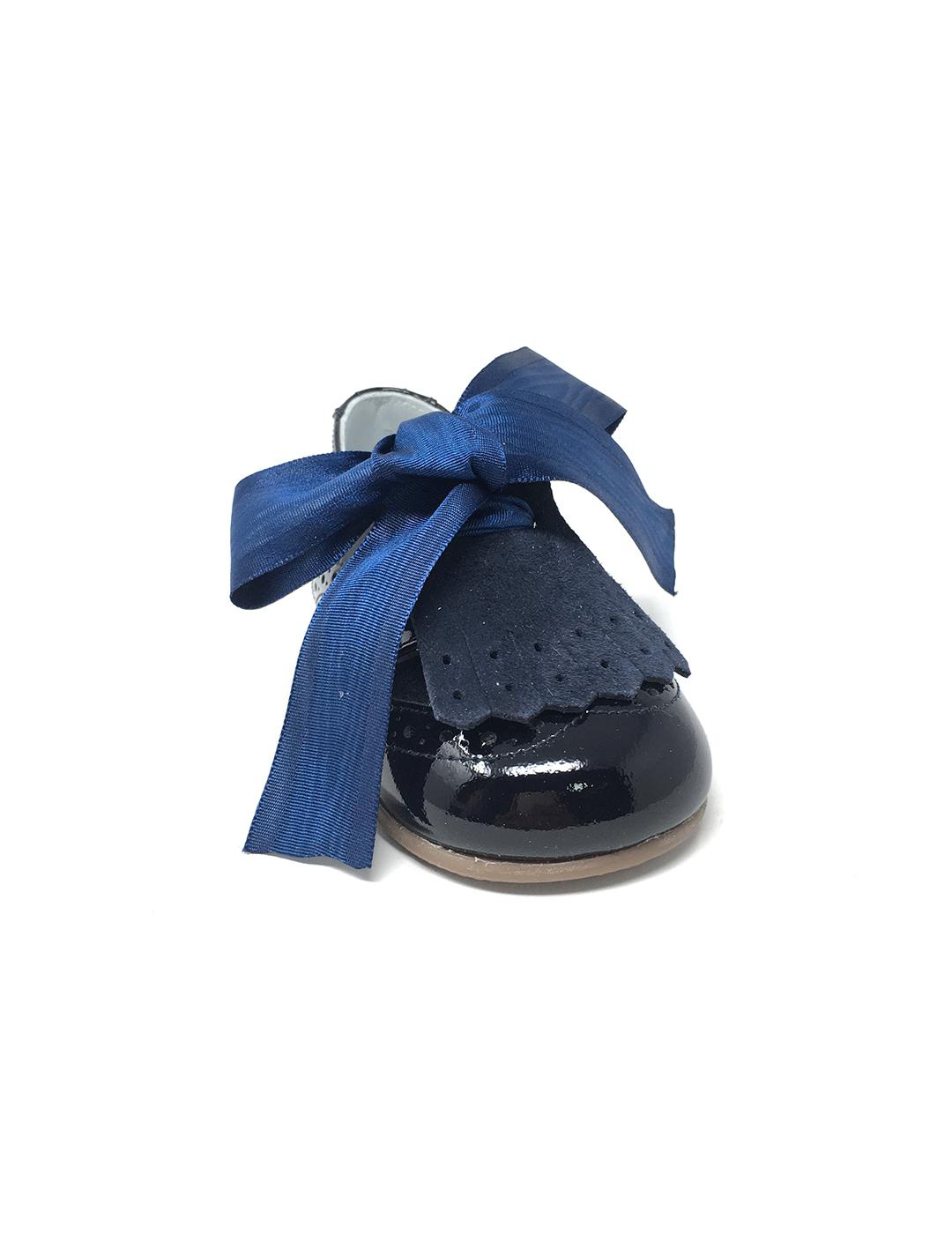 BLUCHER AZUL MARINO CHAROL Y ANTE