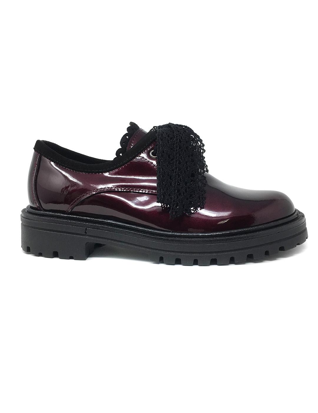 BLUCHER CHAROL LISO BURDEOS