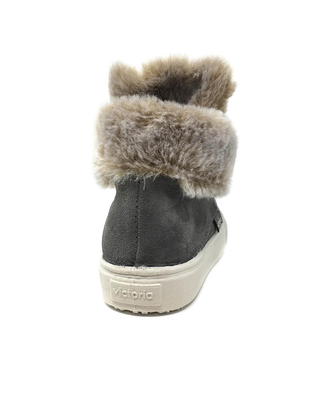 BOTIN SERRAJE VICTORIA GRIS