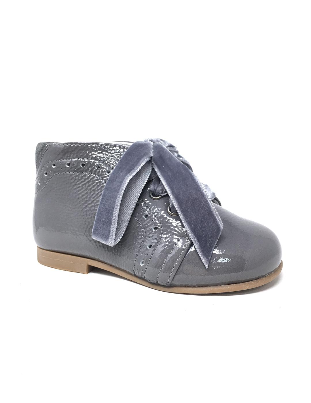 BOTIN CHAROL ARRUGADO GRIS
