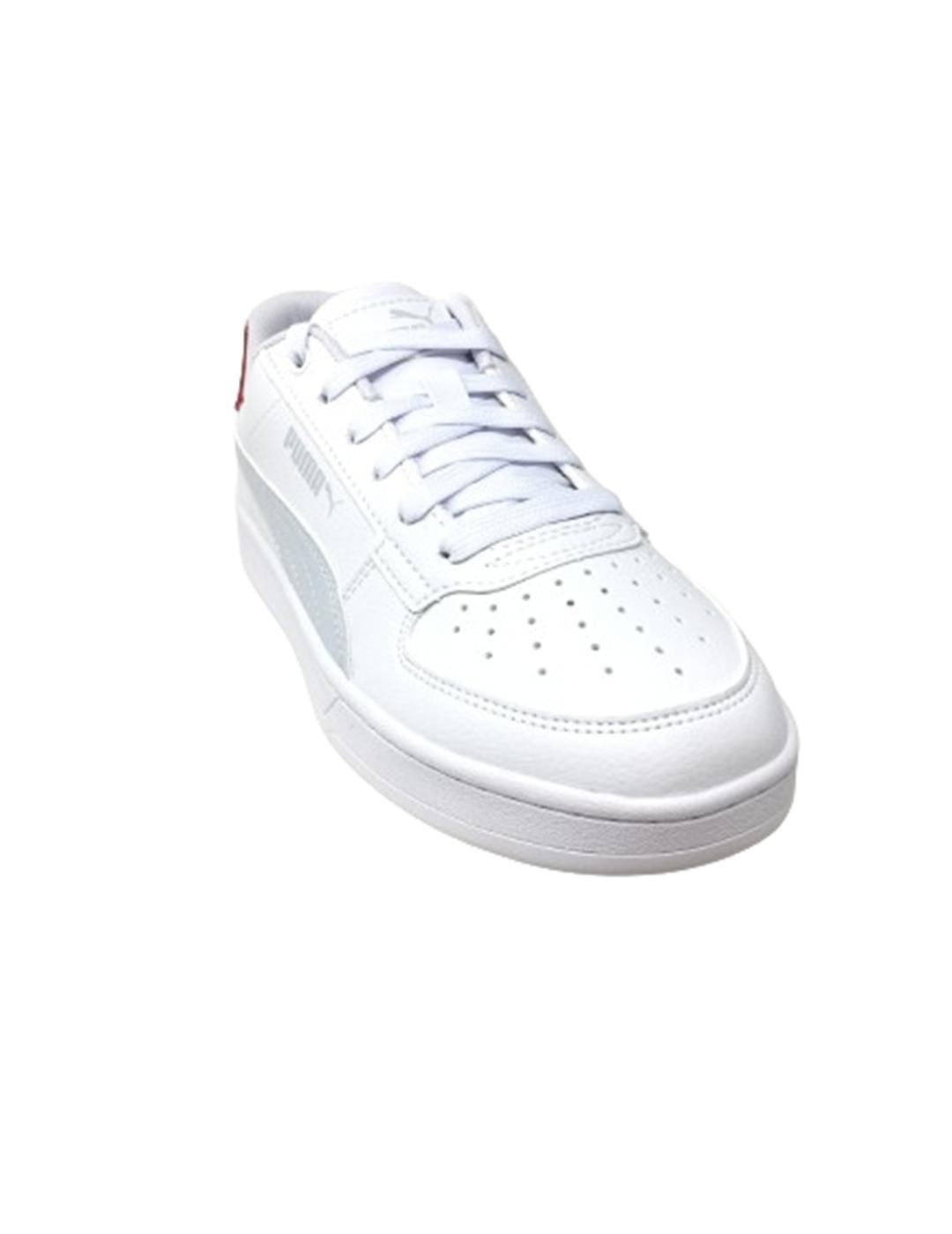 DEPORTIVO PUMA BLANCO DETALLE ROJO