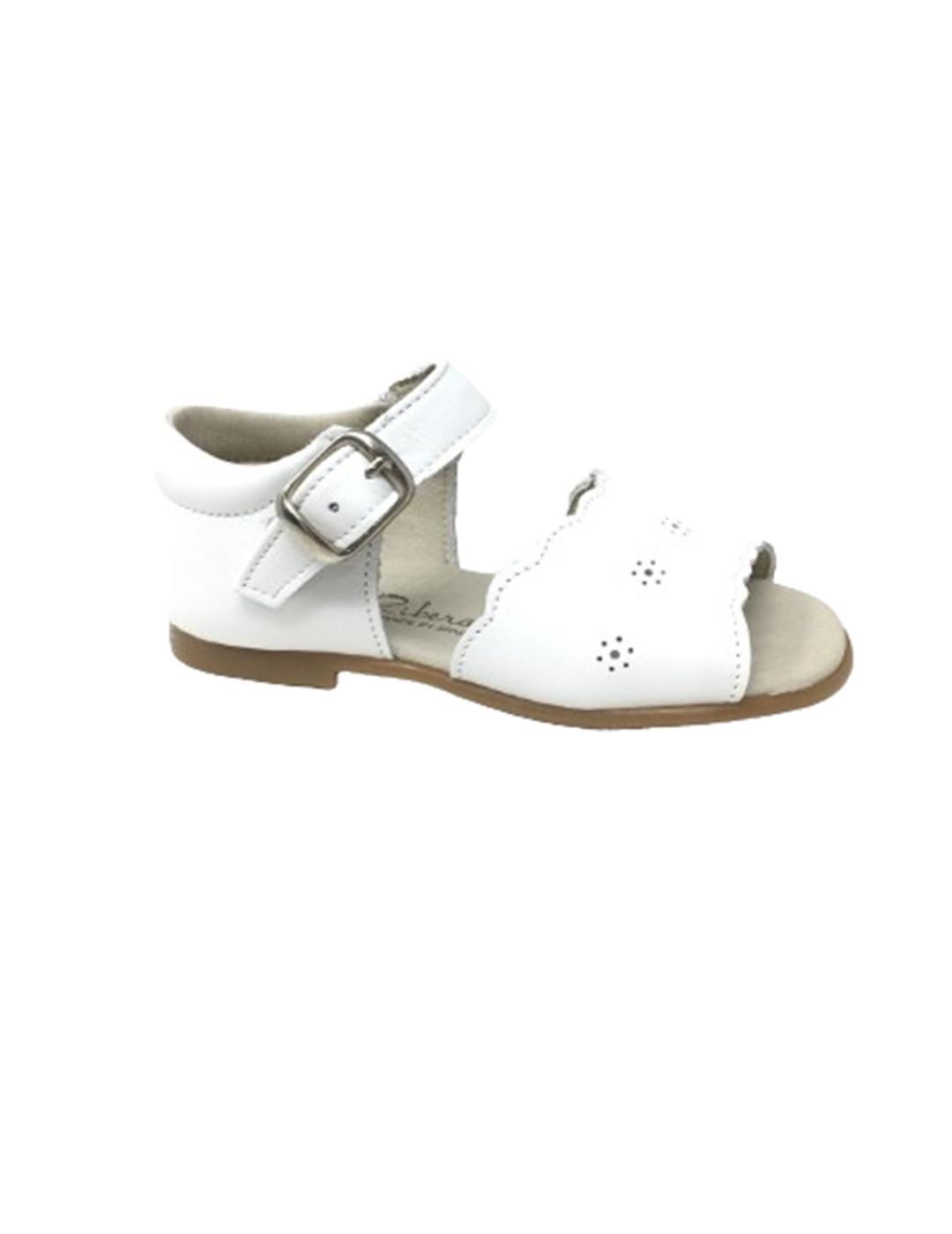 SANDALIA PIEL BLANCO