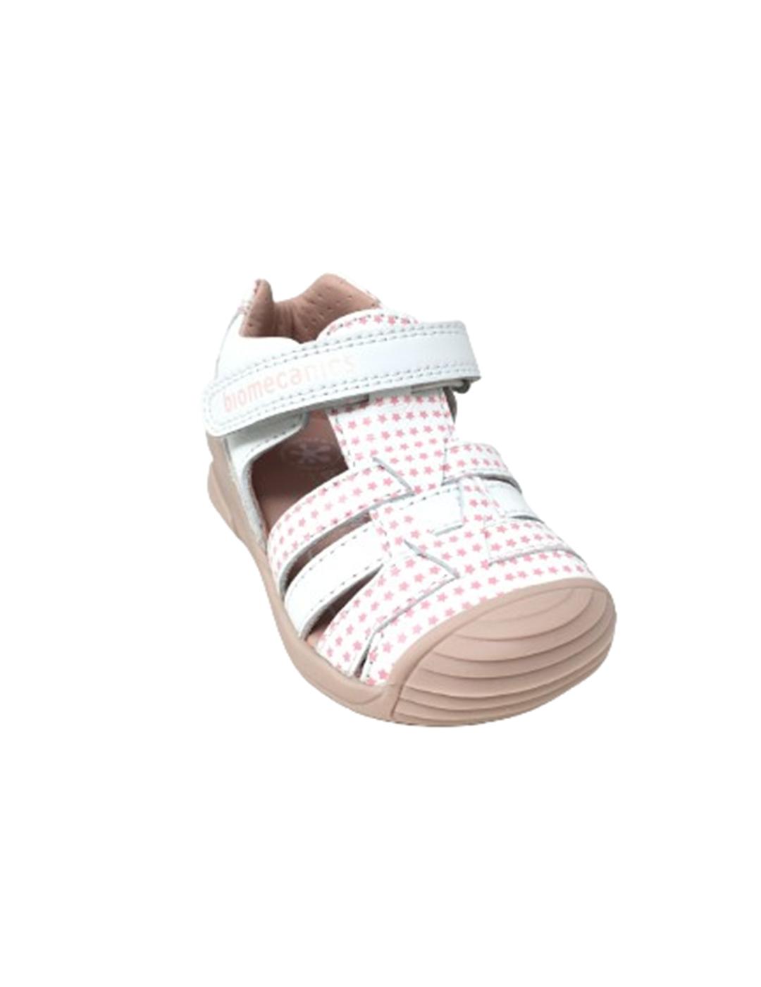 SANDALIA BIOMECANICS BLANCO ESTRELLAS