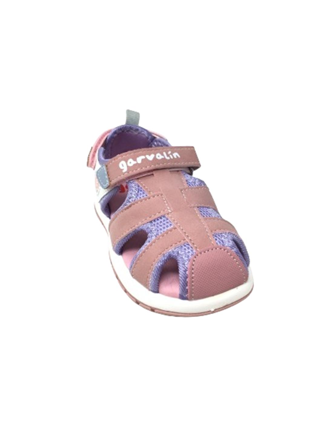 SANDALIA ROSA Y LILA