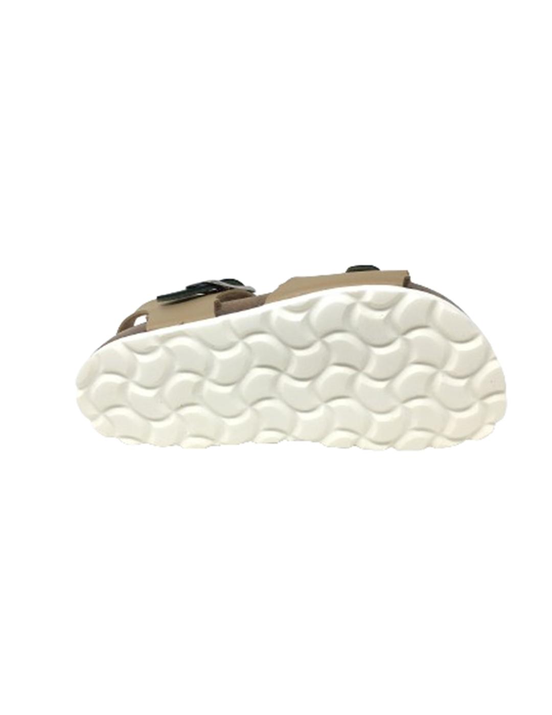 SANDALIA BIO BEIG Y KAKI