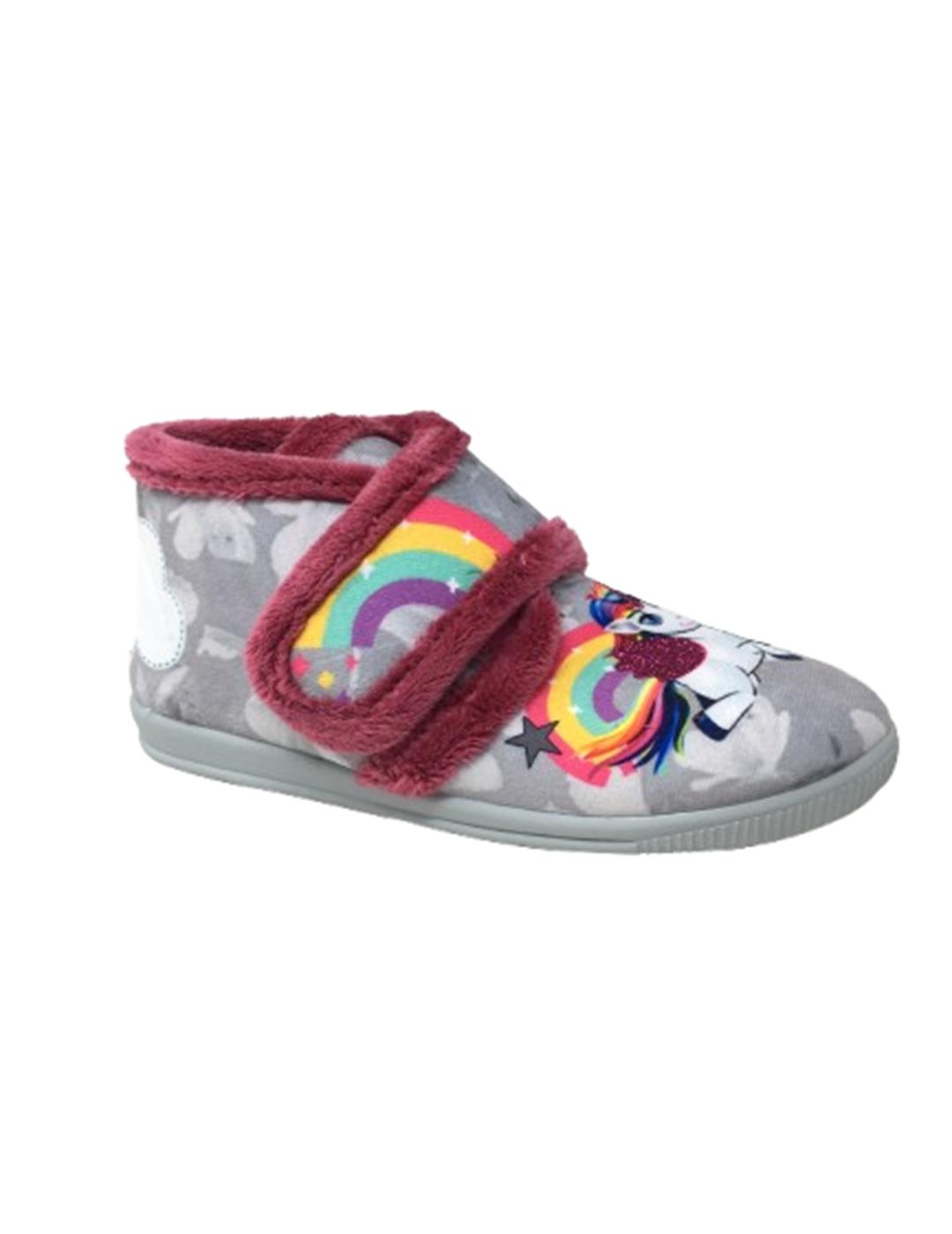 ZAPATILLA DE CASA PERLA ARCO IRIS