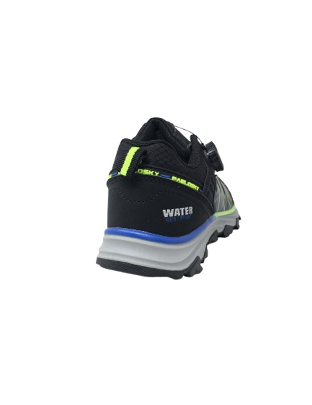 DEPORTIVO PABLOSKY WATER RESISTANT NEGRO-VERDE