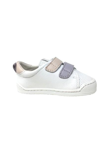 DEPORTIVO MUSTANG NAPA BLANCO NUDE /MALVA