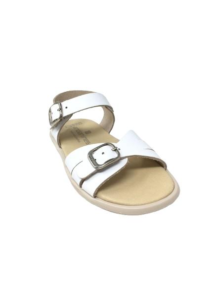 SANDALIA PIEL BLANCO