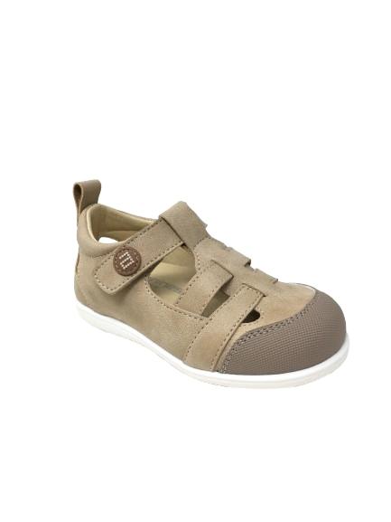 ZAPATO SANDALIA PIEL BEIG