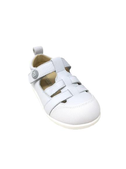 ZAPATO SANDALIA PIEL BLANCO