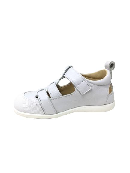 ZAPATO SANDALIA PIEL BLANCO