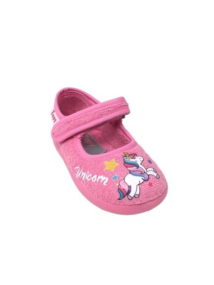 ZAPATILLA DE CASA UNICORNIO ROSA
