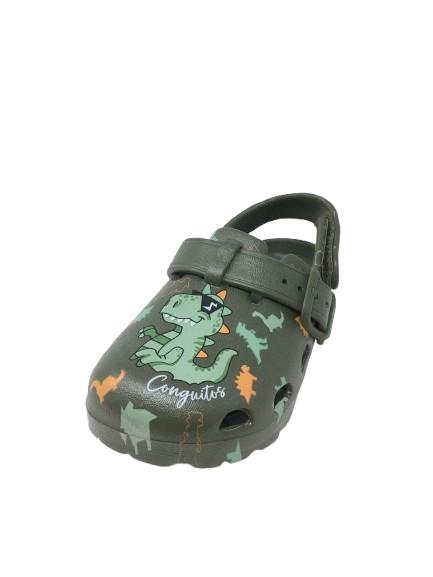 ZUECO DINOSAURIO VERDE