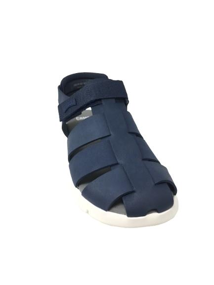 SANDALIA CAMPER AZUL DE VELCRO
