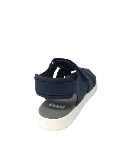 SANDALIA CAMPER AZUL DE VELCRO