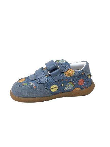ZAPATO GARVALIN LONA ESTAMPADO AZUL