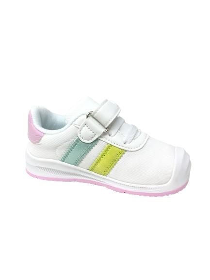 DEPORTIVO BLANCO MULTICOLORES BAREFOOT