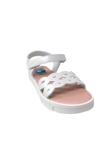 SANDALIA PABLOSKY METAL BLANCO