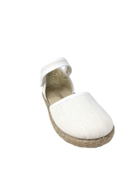 ALPARGATA LINO BLANCO LISA