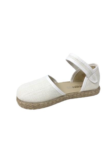 ALPARGATA LINO BLANCO LISA