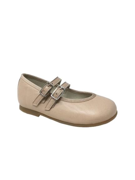 MERCEDITA PIEL CAMEL DOS HEBILLAS