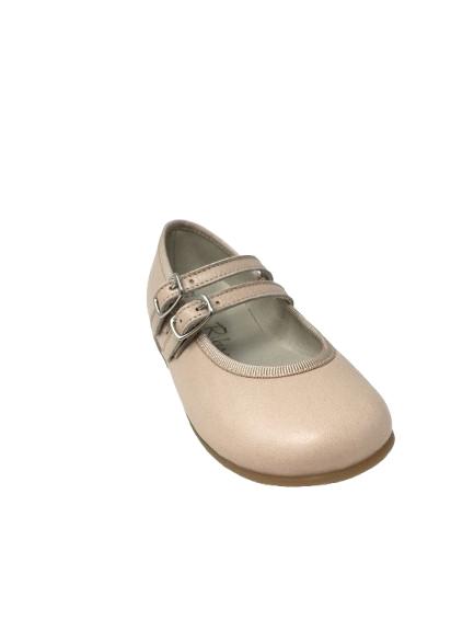 MERCEDITA PIEL CAMEL DOS HEBILLAS