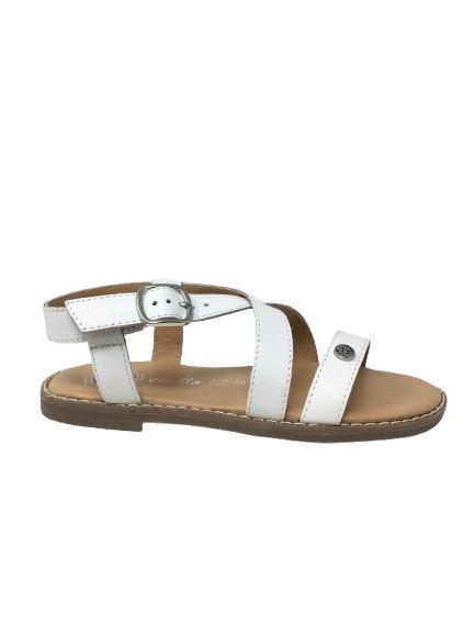 SANDALIA PIEL BLANCO