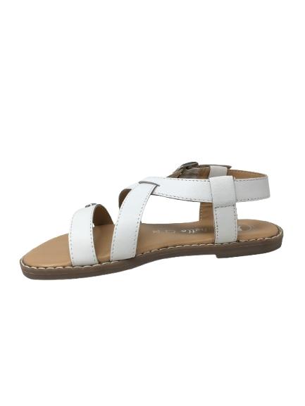 SANDALIA PIEL BLANCO
