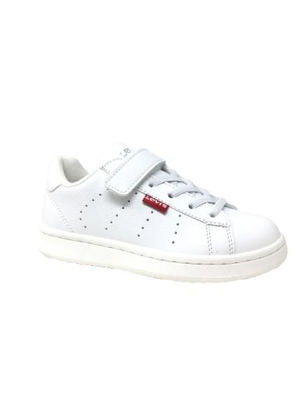 DEPORTIVA LEVIS BLANCA DE VELCRO