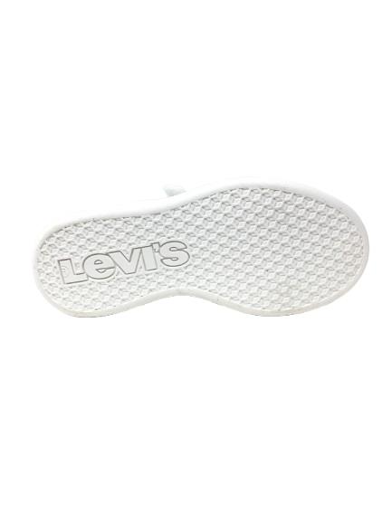 DEPORTIVA LEVIS BLANCA DE VELCRO
