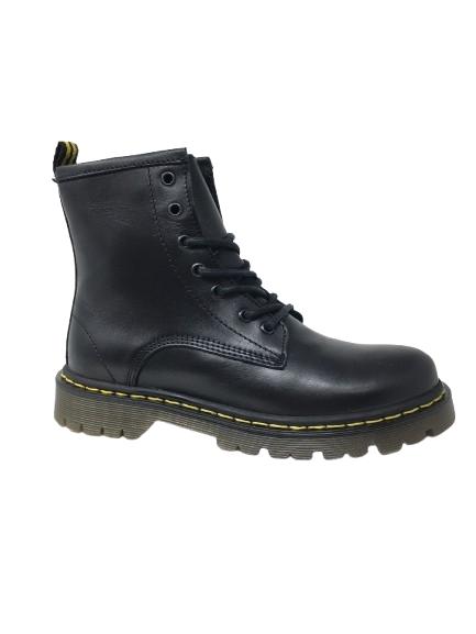 BOTA MILITAR PIEL NEGRO