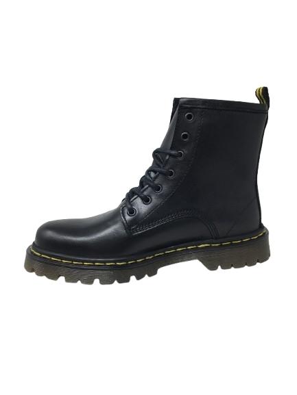 BOTA MILITAR PIEL NEGRO