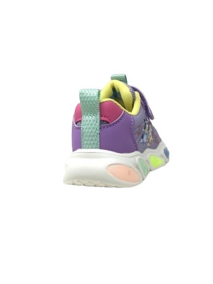 DEPORTIVO BLUEY LILA CON LUCES