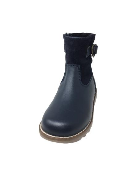 BOTIN PIEL NAPA AZUL CHETTO